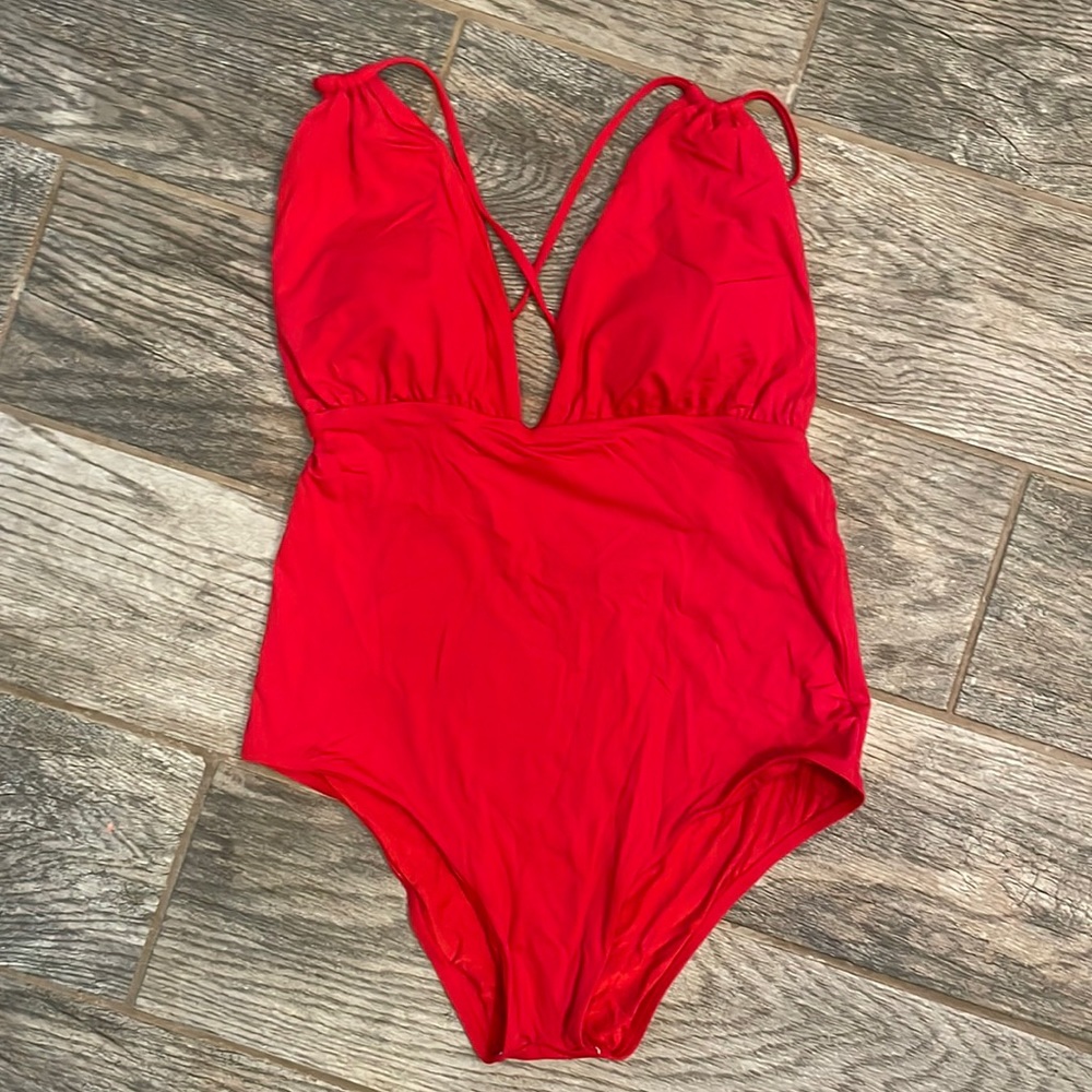 One piece bathing suit